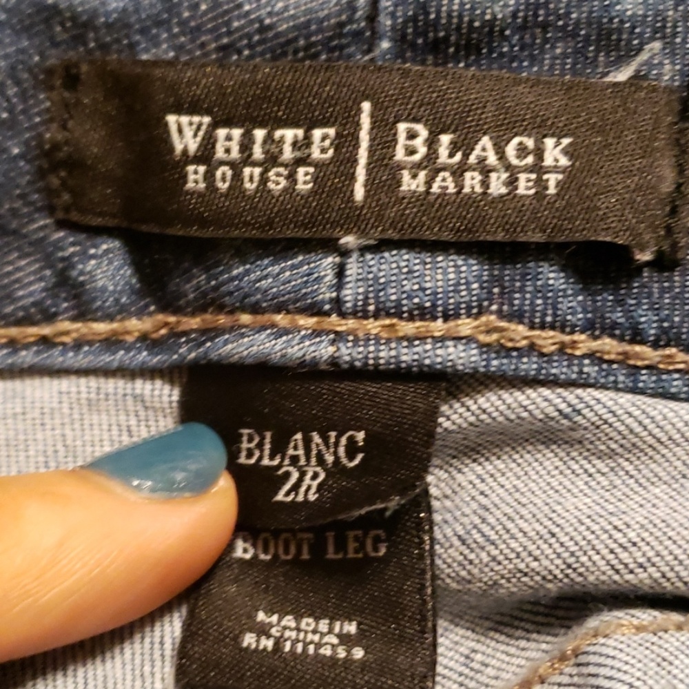 Size 2 Jean's White House black market